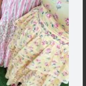 ISO: Floral Yellow Maxi Dress